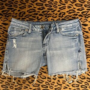 Vintage Hurley Distressed Denim Shorts